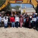 Gobierno Municipal, JAPAM y CONAGUA supervisan obra de drenaje sanitario en Nuevo San Antonio.