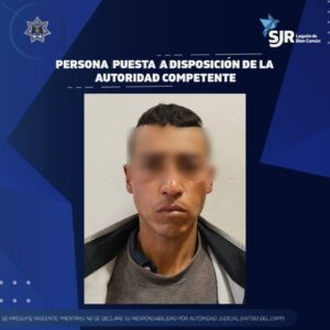 Detienen a sujeto por portación de armas prohibidas en La Estancia