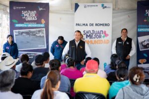 Regresa Roberto Cabrera a Palma de Romero para dar seguimiento a compromisos comunitarios
