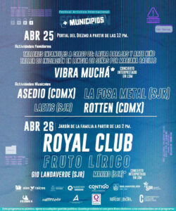 Presentan cartel oficial del Festival Artístico Internacional San Juan en su tercera edición