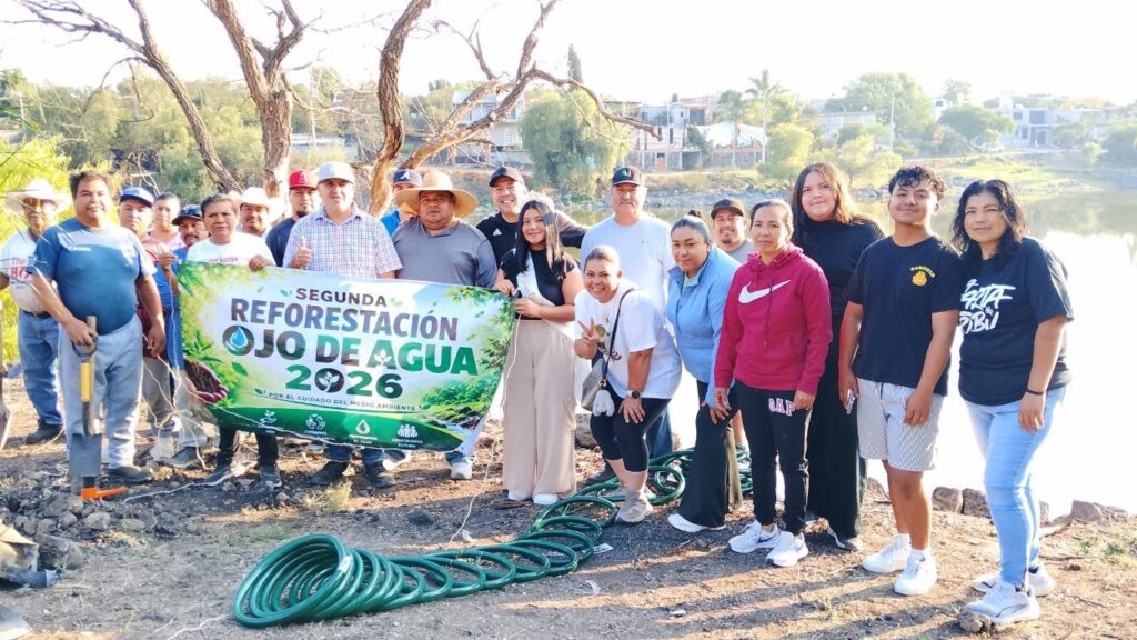 Encabeza Roberto Cabrera Segunda Jornada de Reforestación en Ojo de Agua