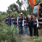 Realizan labores de limpieza en el río San Juan para prevenir riesgos durante la temporada de lluvias