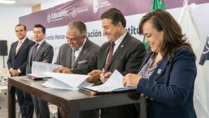 Diputado Sinuhé Piedragil Ortiz participó como testigo de honor en la firma del Convenio Marco de Colaboración Interinstitucional entre diversas instituciones educativas de nivel superior 