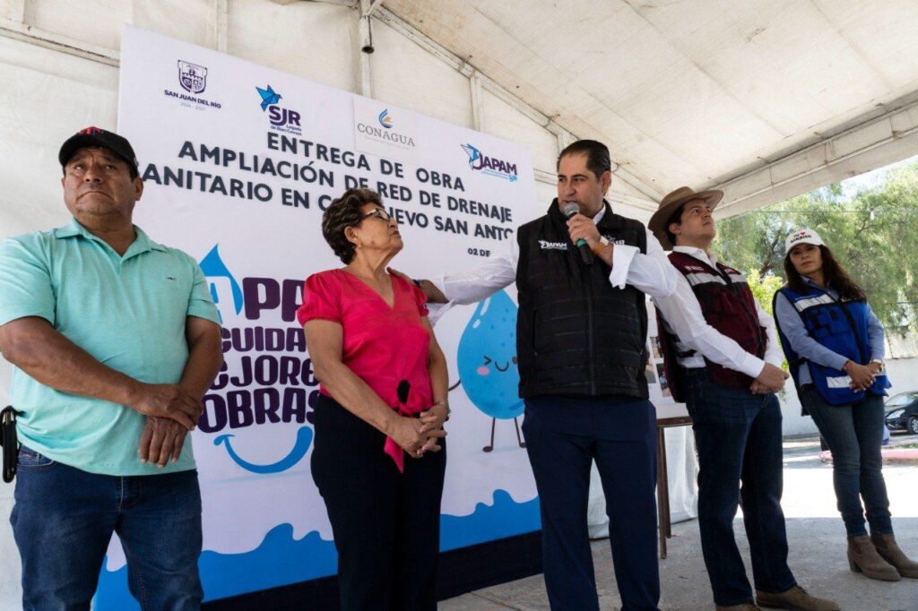JAPAM y CONAGUA fortalecen infraestructura sanitaria en Nuevo San Antonio