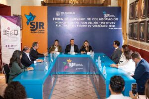 San Juan del Río y el IEEQ firman convenio de colaboración en materia de participación ciudadana