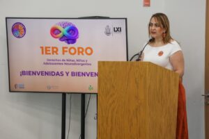 La diputada Perla Flores encabezó junto con Mentes Mandarina el Foro Derechos de Niñas, Niños y Adolescentes Neurodivergentes