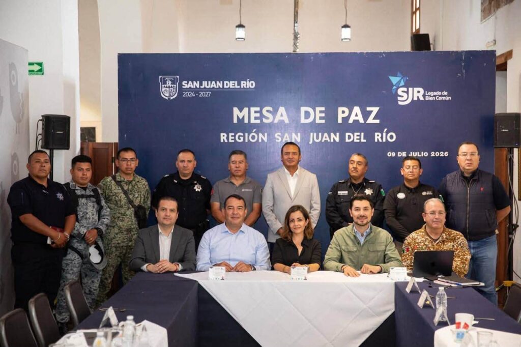 Fortalecen coordinación en materia de seguridad durante Mesa de Paz Regional