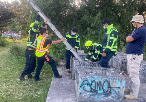 Descartan restos humanos tras hallazgo en cisterna de San Pedro Ahuacatlán