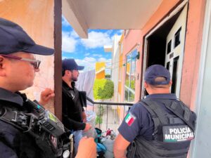 Rescatan a tres perros en Loma Alta; propietario es presentado ante el Juzgado Cívico