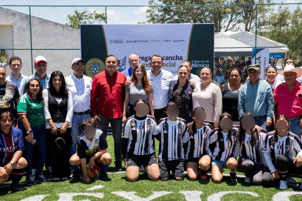 Inauguran dos nuevas canchas de futbol 5 en Cerro Gordo para impulsar el deporte y la convivencia