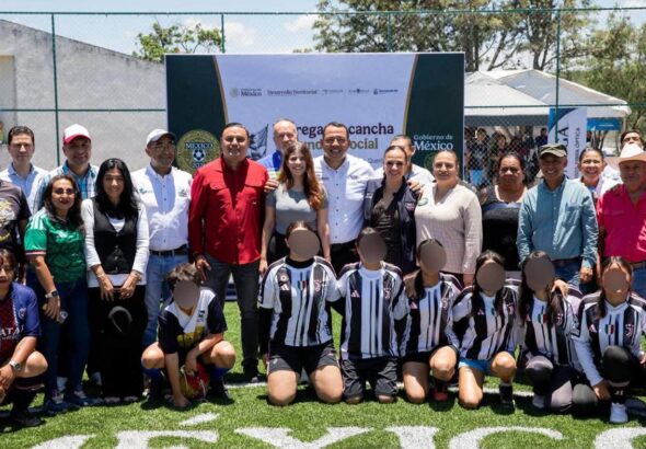 Inauguran dos nuevas canchas de futbol 5 en Cerro Gordo para impulsar el deporte y la convivencia