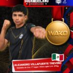 Alejandro Villafuerte se corona Campeón Panamericano en Kick Light
