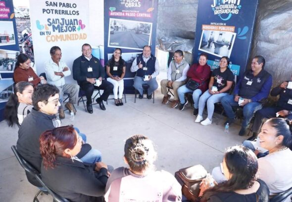 Llevan jornada “Lunes en San Pablo Potrerillos” para acercar servicios a la ciudadanía