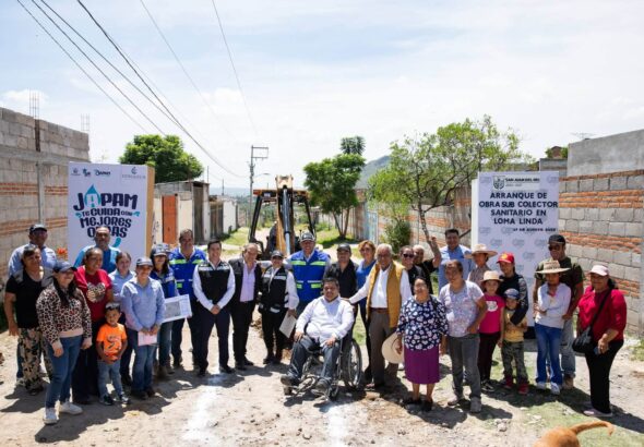 Arranca construcción de colector sanitario en Loma Linda con inversión de 7.8 millones de pesos