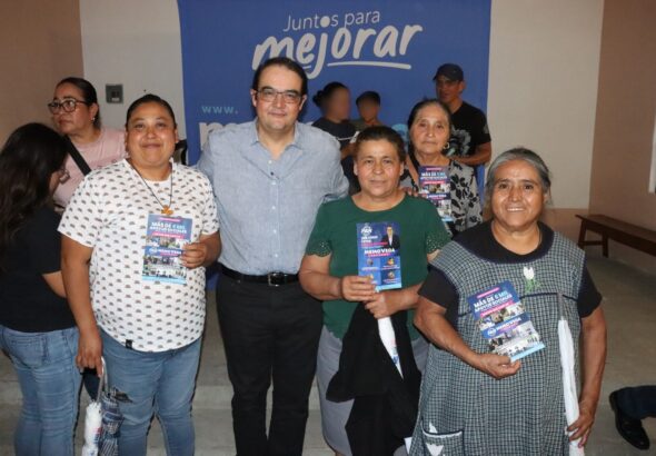 Recorre Memo Vega comunidades con motivo de su Informe de Actividades.