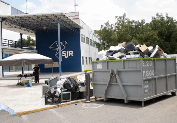 Concluye Reciclatón con la recolección de más de cuatro contenedores de aparatos electrónicos y 250 kilogramos de PET