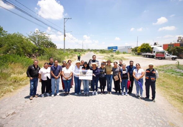 Municipio de San Juan del Río inicia rehabilitación de calle Antiguo Camino Nacional con 6.7 mdp de inversión