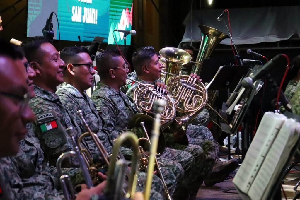 Banda de Música de la XII Región Militar ofrece Concierto Mexicano en San Juan del Río