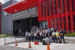Bomberos de San Juan del Río ponen a prueba su capacidad de respuesta durante Simulacro Nacional