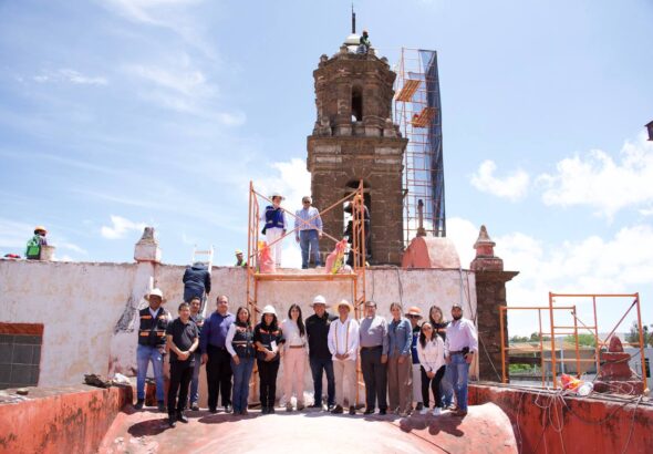 Supervisa Roberto Cabrera la rehabilitación del Templo de San Juan de Dios y Capilla de Jesusito de la Portería