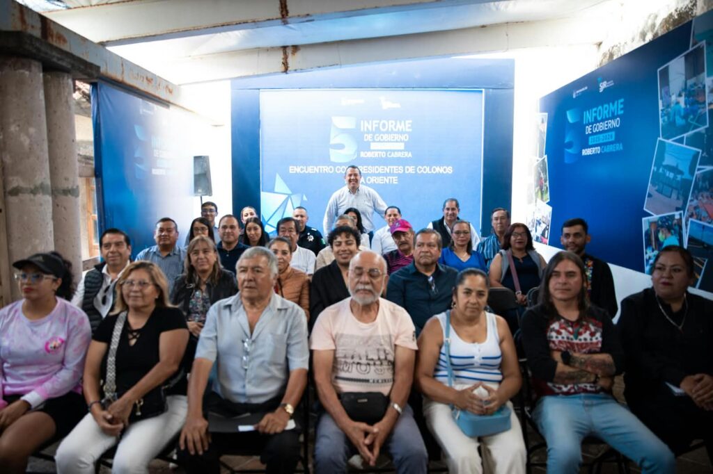 Roberto Cabrera destaca la rehabilitación de más de 6 mil metros de calles en su Quinto Informe de Gobierno