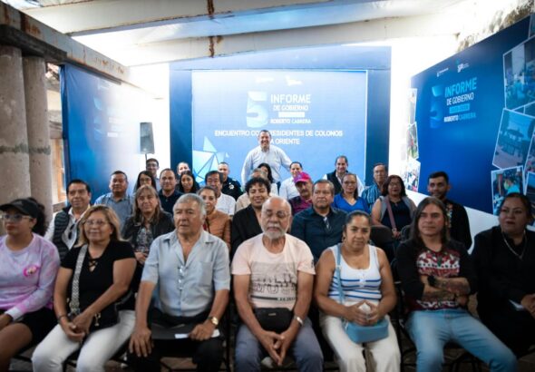 Roberto Cabrera destaca la rehabilitación de más de 6 mil metros de calles en su Quinto Informe de Gobierno