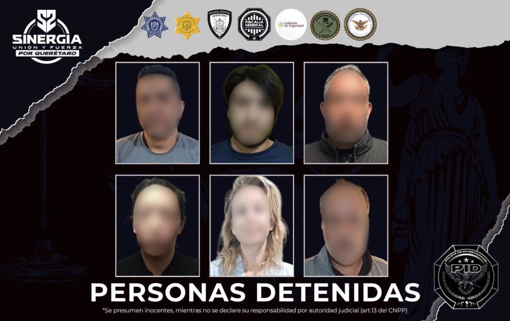 CAEN SEIS PERSONAS TRAS OPERATIVOS SIMULTÁNEOS EN QUERÉTARO Y CORREGIDORA