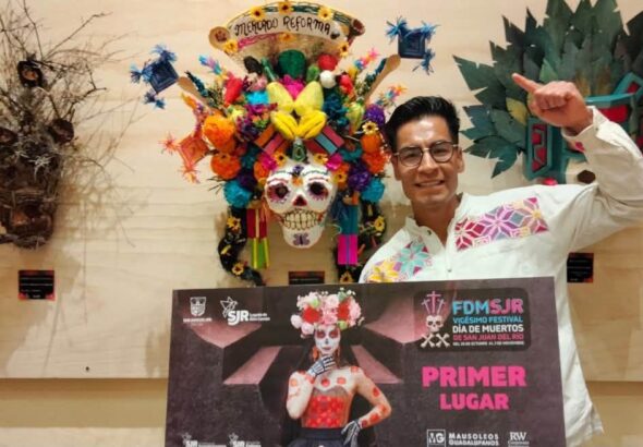 Premian talento y creatividad en el Concurso de Máscaras de Muertos de San Juan del Río