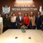 Se llevan a cabo trabajos de entrega-recepción de la nueva Mesa Directiva, presidida por la diputada Adriana Elisa Meza Argaluza